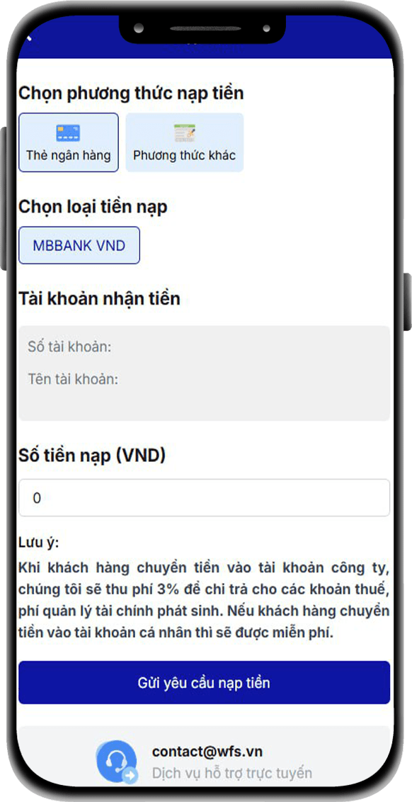 Nạp tiền