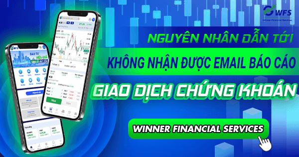 Nguyên nhân dẫn tới việc bạn không nhận được email báo cáo giao dịch chứng khoán.
