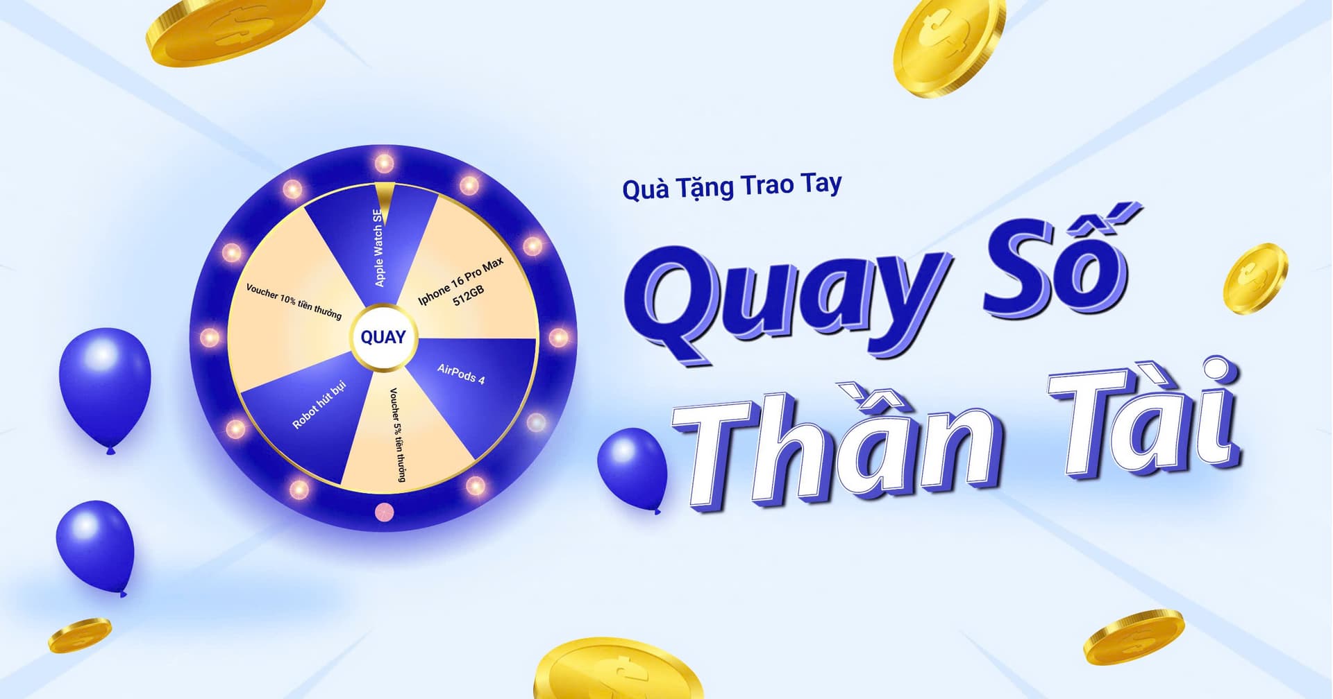Mini Game “Quay Số Thần Tài – Quà Tặng Trao Tay” từ Ứng Dụng Đầu Tư WFS